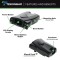 Reese Trailer Hitch Elite Tow Package Triple Ball Step Tekonsha P3 For 22-23 Ford Maveric Prodigy Brake Control 7-Way RV Wiring Adjustable Drop 1-7/8" 2" 2-5/16" Triple Ball Reese Matte Black Hitch Pin
