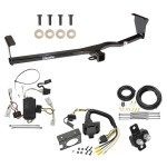 Custom Fit Trailer Hitch Wiring Harness (Plug & Play) Trailer Connector Adapter Brake Control Wiring Kit Circuit Breaker Installation Hardware Installation Instructions 75684 85343 20506 7012a 118415 Draw-Tite Trailer Hitch 7-Way RV Wiring 10-12 Hyun Trailer Hitch w/ 7-Way RV Wiring For 10-12 Hyundai Santa Fe Class 3 2" Receiver All Models