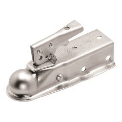 Fulton Fas-Lok Trailer Coupler 2" Channel Tongue 1-7/8" Ball 2,000 lbs. Trigger Latch Zinc