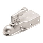 Fulton Fas-Lok Trailer Coupler 3" Channel Tongue 1-7/8" Ball 2,000 lbs. Trigger Latch Zinc