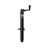 Pro Series 2K A-Frame Trailer Jack 14" Lift Black Powdercoat Inner and Outer Tube Topwind Round Jack Corrosion Resistant 5 Year Warranty