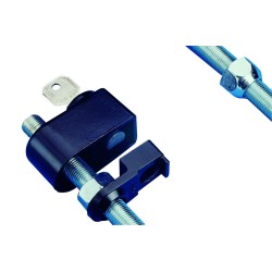 Fulton Trailer Spare Tire Carrier Mount Rack Heavy Duty w/ Wheel Nut Lock Zinc Plated Fits 8" 9" 12" 13" 14" and 15" Wheels w/ 4 or 5 Lugs