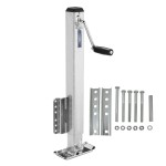Fulton Fixed Mount Drop Leg Trailer Jack 2,500 lbs 28" Travel Bolt-On Fulton Fixed Mount Drop Leg Trailer Jack 2,500 lbs 28" Travel Bolt-On