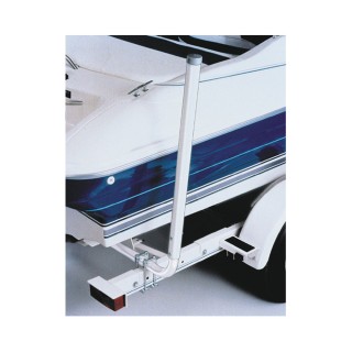 GB44 0101 Fulton Marine Trailer Accessory Boat Guide Kit 44 inch (a pair) Fulton Marine Grade PVC Trailer Boat Guide Pair 44" Pole Post Guides Clamp On Best Side Guides Fits Pontoon Aluminum and other Boat Trailers