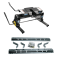 For 1973-2000 GMC C/K Series Industry Standard Semi-Custom Above Bed Rail Kit + 16K Fifth Wheel + Square Slider (For 6-1/2' or Shorter Bed, w/o Factory Puck System Models) By Reese