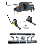 For 2007-2007 Chevrolet Silverado 1500 HD Industry Standard Semi-Custom Above Bed Rail Kit + 20K Fifth Wheel + Square Slider (For 6-1/2' or Shorter Bed, (Classic), w/o Factory Puck System Models) By Reese For 2007-2007 Chevrolet Silverado 1500 HD Industry Standard Semi-Custom Above Bed Rail Kit + 20K Fifth Wheel + Square Slider (For 6-1/2' or Shorter Bed, (Classic), w/o Factory Puck System Models) By Reese