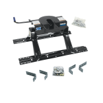For 2019-2019 Chevrolet Silverado 1500 LD (Old Body) Industry Standard Semi-Custom Above Bed Rail Kit + 20K Fifth Wheel (For 6-1/2' and 8 foot Bed Except High Desert Package, w/o Factory Puck System Models) By Reese