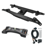 For 2017-2022 Ford F-250 Super Duty Elite Series Fifth Wheel Hitch Mounting System Rail Kit + Gooseneck Pop-In Ball + Wiring For Models w/o Factory Puck System (Excludes: w/Factory Prep Kit, w/o Factory Puck System Models) By Reese For 2017-2022 Ford F-250 Super Duty Elite Series Fifth Wheel Hitch Mounting System Rail Kit + Gooseneck Pop-In Ball + Wiring For Models w/o Factory Puck System (Excludes: w/Factory Prep Kit, w/o Factory Puck System Models) By Reese