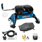 For 2011-2016 Ford F-250 Super Duty M5 Fifth Wheel Hitch + In-Bed Wiring 20K Talon Jaw Complete System For Models w/ Factory Puck System + King Pin Lock + 10" Lube Plate + Fifth Wheel Cover + Lube (For w/Factory or Reese Elite Puck System Models) By For 2011-2016 Ford F-250 Super Duty M5 Fifth Wheel Hitch + In-Bed Wiring 20K Talon Jaw Complete System For Models w/ Factory Puck System + King Pin Lock + 10" Lube Plate + Fifth Wheel Cover + Lube (For w/Factory or Reese Elite Puck System Models) By
