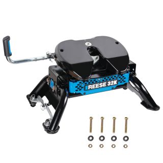 For 2011-2024 Ford F-350 Super Duty M5 Fifth Wheel Hitch 32K Talon Jaw Complete System For Models w/ Factory Puck System (For w/Factory or Reese Elite Puck System Models) By Reese For 2011-2024 Ford F-350 Super Duty M5 Fifth Wheel Hitch 32K Talon Jaw Complete System For Models w/ Factory Puck System (For w/Factory or Reese Elite Puck System Models) By Reese