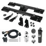 For 2020-2024 Chevrolet Silverado 3500 HD Elite Series Fifth Wheel Hitch Mounting System Rail Kit + Gooseneck Pop-In Ball + Wiring For Models w/o Factory Puck System (For 6-1/2' and 8 foot Bed, w/o Factory Puck System Models) By Reese For 2020-2024 Chevrolet Silverado 3500 HD Elite Series Fifth Wheel Hitch Mounting System Rail Kit + Gooseneck Pop-In Ball + Wiring For Models w/o Factory Puck System (For 6-1/2' and 8 foot Bed, w/o Factory Puck System Models) By Reese