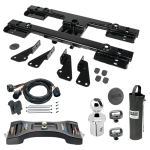 For 2020-2024 GMC Sierra 2500 HD Elite Series Fifth Wheel Hitch Mounting System Rail Kit + Pop-In Gooseneck Ball & Elite Plate For Models w/o Factory Puck System (For 6-1/2' and 8 foot Bed, w/o Factory Puck System Models) By Reese For 2020-2024 GMC Sierra 2500 HD Elite Series Fifth Wheel Hitch Mounting System Rail Kit + Pop-In Gooseneck Ball & Elite Plate For Models w/o Factory Puck System (For 6-1/2' and 8 foot Bed, w/o Factory Puck System Models) By Reese