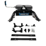 For 2020-2024 Chevrolet Silverado 1500 Custom Reese Max Duty Underbed Rail Kit Power Puck System + 14K Fifth Wheel (For All Styles, w/o Factory Puck System Models) By Reese