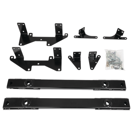For 2020-2024 Chevrolet Silverado 1500 Custom Reese Max Duty Underbed Rail Kit Power Puck System (For All Styles, w/o Factory Puck System Models) By Reese For 2020-2024 Chevrolet Silverado 1500 Custom Reese Max Duty Underbed Rail Kit Power Puck System (For All Styles, w/o Factory Puck System Models) By Reese