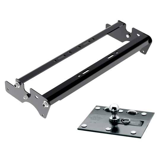 For 2015-2023 Ford F-150 Fold Down Plate Underbed Gooseneck Hitch System (Excludes: Raptor, w/o Factory Puck System Models) By Draw-Tite For 2015-2023 Ford F-150 Fold Down Plate Underbed Gooseneck Hitch System (Excludes: Raptor, w/o Factory Puck System Models) By Draw-Tite