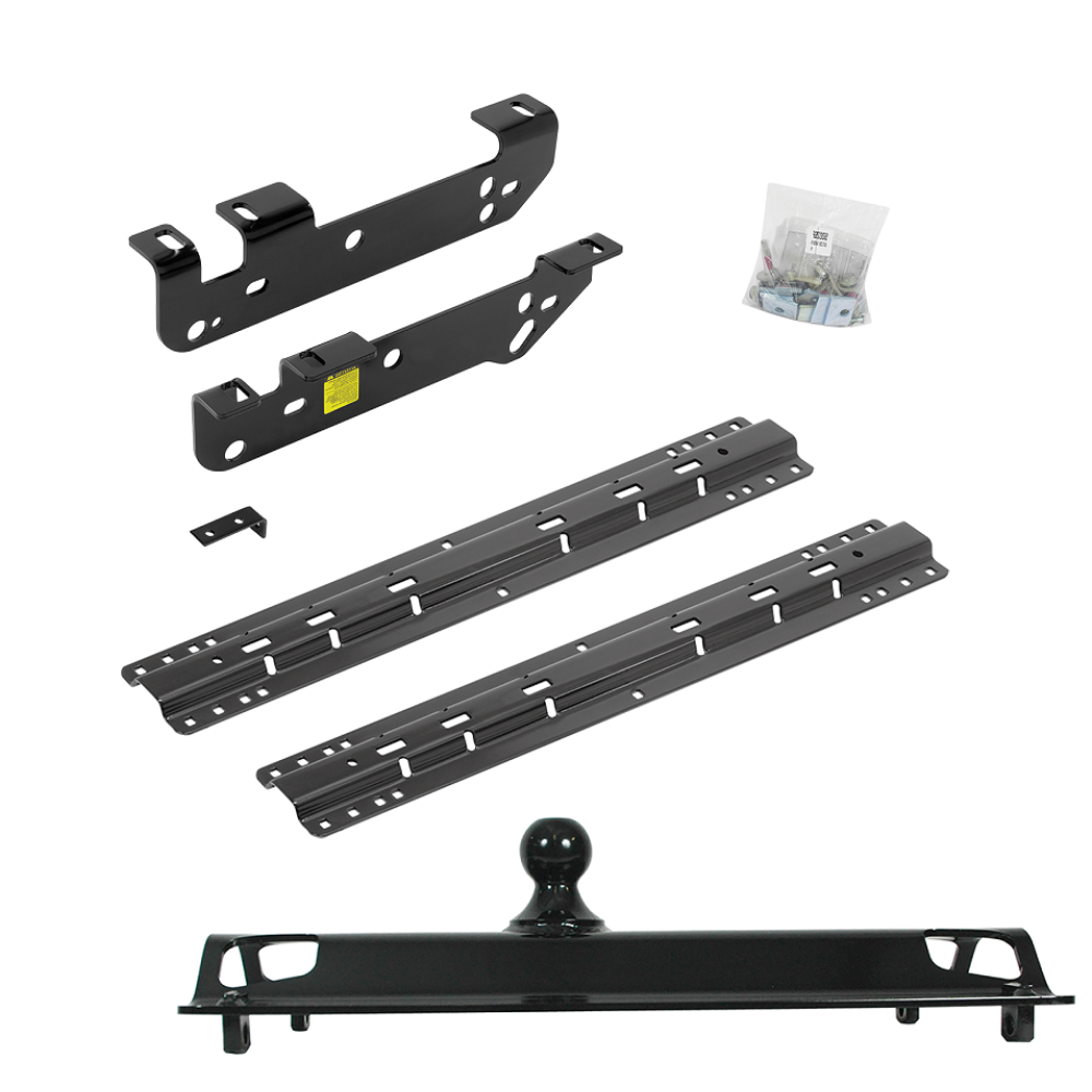 For 2011-2016 Ford F-250 Super Duty Custom Industry Standard Above Bed Rail Kit + 25K Pro Series Gooseneck Hitch (For 5'8 or Shorter Bed (Sidewinder Required), Except Cab & Chassis, w/o Factory Puck System Models) By Reese For 2011-2016 Ford F-250 Super Duty Custom Industry Standard Above Bed Rail Kit + 25K Pro Series Gooseneck Hitch (For 5'8 or Shorter Bed (Sidewinder Required), Except Cab & Chassis, w/o Factory Puck System Models) By Reese