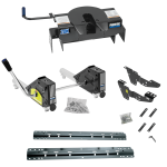 For 1999-2004 GMC Sierra 2500 Custom Industry Standard Above Bed Rail Kit + 20K Fifth Wheel + Round Tube Slider (For 6-1/2' or Shorter Bed, w/o Factory Puck System Models) By Reese For 1999-2004 GMC Sierra 2500 Custom Industry Standard Above Bed Rail Kit + 20K Fifth Wheel + Round Tube Slider (For 6-1/2' or Shorter Bed, w/o Factory Puck System Models) By Reese
