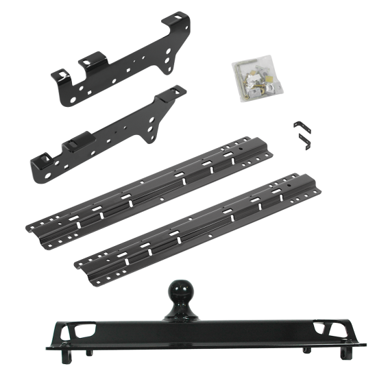 For 1999-2010 Ford F-250 Super Duty Custom Industry Standard Above Bed Rail Kit + 25K Pro Series Gooseneck Hitch (For 5'8 or Shorter Bed (Sidewinder Required), Except Cab & Chassis, w/o Factory Puck System Models) By Reese For 1999-2010 Ford F-250 Super Duty Custom Industry Standard Above Bed Rail Kit + 25K Pro Series Gooseneck Hitch (For 5'8 or Shorter Bed (Sidewinder Required), Except Cab & Chassis, w/o Factory Puck System Models) By Reese