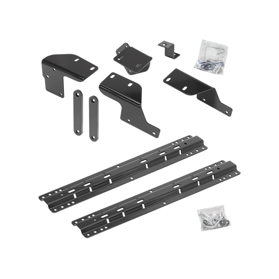 For 2007-2021 Toyota Tundra Custom Industry Standard Above Bed Rail Kit (For 5'8 or Shorter Bed (Sidewinder Required), w/o Factory Puck System Models) By Reese For 2007-2021 Toyota Tundra Custom Industry Standard Above Bed Rail Kit (For 5'8 or Shorter Bed (Sidewinder Required), w/o Factory Puck System Models) By Reese