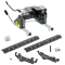 For 1999-2010 Ford F-250 Super Duty Custom Outboard Above Bed Rail Kit + 16K Fifth Wheel + Round Tube Slider (For 6-1/2' or Shorter Bed, Except Cab & Chassis, w/o Factory Puck System Models) By Reese