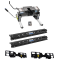 For 2020-2024 GMC Sierra 1500 Custom Outboard Above Bed Rail Kit + 16K Fifth Wheel + Round Tube Slider (For 6-1/2' or Shorter Bed, w/o Factory Puck System Models) By Reese For 2020-2024 GMC Sierra 1500 Custom Outboard Above Bed Rail Kit + 16K Fifth Wheel + Round Tube Slider (For 6-1/2' or Shorter Bed, w/o Factory Puck System Models) By Reese