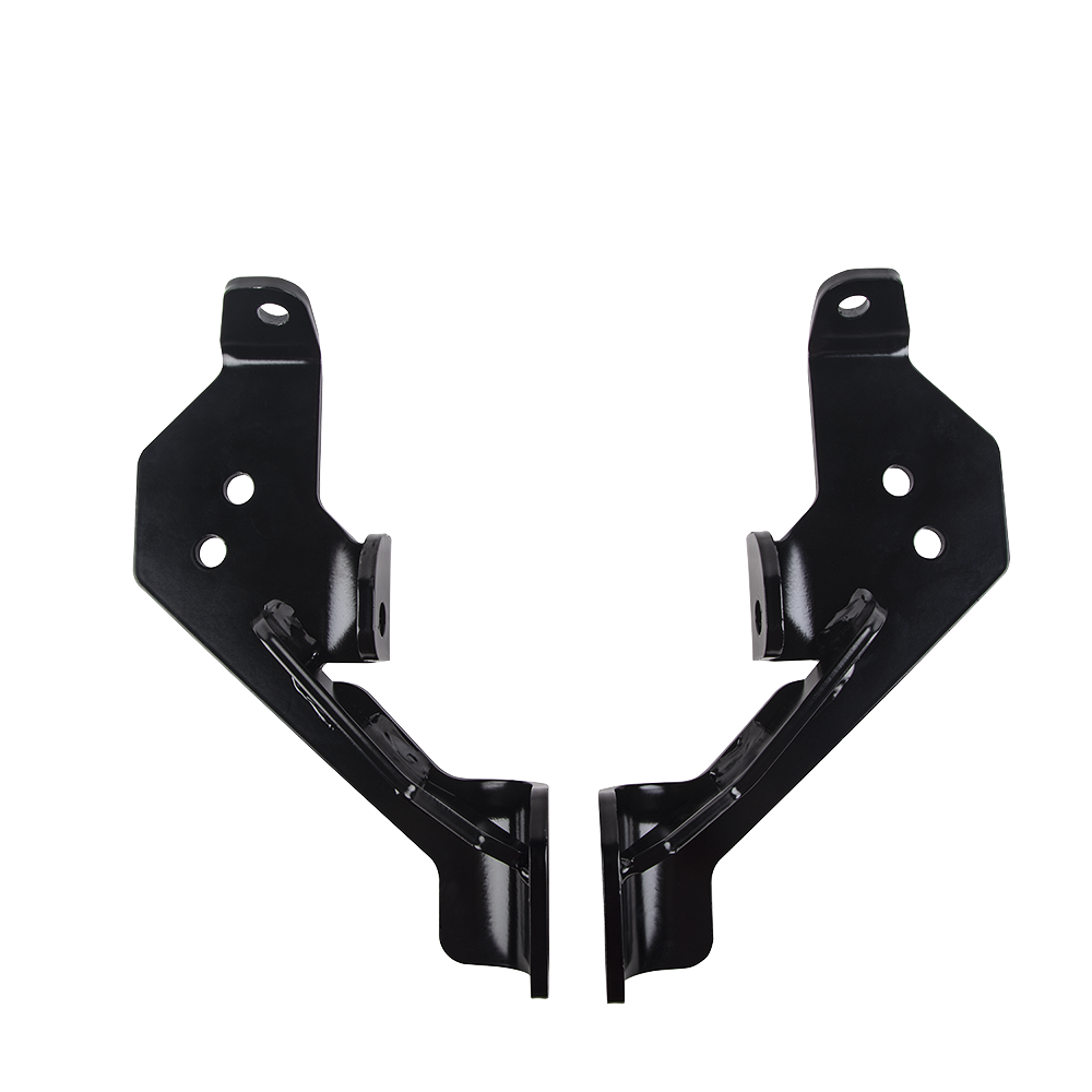 For 2019-2024 RAM 1500 Gooseneck Fifth Wheel Underbed Custom Fit Brackets For Outboard Rails (For 5'8 or Shorter Bed (Sidewinder Required), (New Body Style), Except w/Split Tail Gate, w/o Factory Puck System Models) By Reese