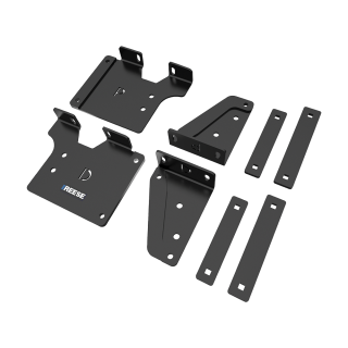 For 2020-2024 Chevrolet Silverado 2500 HD Gooseneck Fifth Wheel Underbed Custom Fit Brackets For Outboard Rails (For 6-1/2' and 8 foot Bed, w/o Factory Puck System Models) By Reese For 2020-2024 Chevrolet Silverado 2500 HD Gooseneck Fifth Wheel Underbed Custom Fit Brackets For Outboard Rails (For 6-1/2' and 8 foot Bed, w/o Factory Puck System Models) By Reese