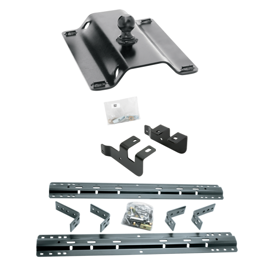 For 2014-2024 RAM 2500 Industry Standard Semi-Custom Above Bed Rail Kit + 25K Pro Series Gooseneck Hitch (For 6-1/2' and 8 foot Bed, w/o Factory Puck System Models) By Reese For 2014-2024 RAM 2500 Industry Standard Semi-Custom Above Bed Rail Kit + 25K Pro Series Gooseneck Hitch (For 6-1/2' and 8 foot Bed, w/o Factory Puck System Models) By Reese