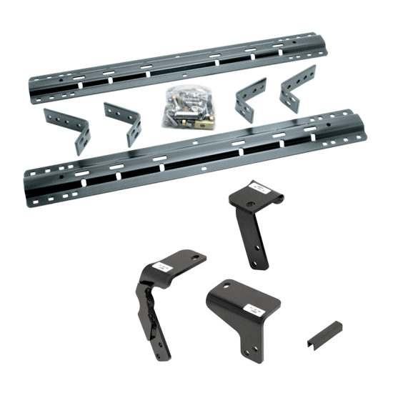 For 2019-2024 RAM 1500 Classic Industry Standard Semi-Custom Above Bed Rail Kit (For 5'8 or Shorter Bed (Sidewinder Required), Except w/Air Suspension, w/o Factory Puck System Models) By Reese For 2019-2024 RAM 1500 Classic Industry Standard Semi-Custom Above Bed Rail Kit (For 5'8 or Shorter Bed (Sidewinder Required), Except w/Air Suspension, w/o Factory Puck System Models) By Reese