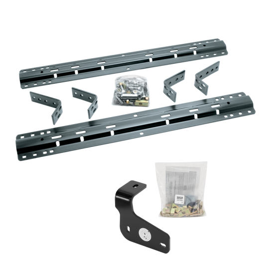 For 2015-2020 Ford F-150 Industry Standard Semi-Custom Above Bed Rail Kit (For 5'8 or Shorter Bed (Sidewinder Required), Except Raptor, w/o Factory Puck System Models) By Reese For 2015-2020 Ford F-150 Industry Standard Semi-Custom Above Bed Rail Kit (For 5'8 or Shorter Bed (Sidewinder Required), Except Raptor, w/o Factory Puck System Models) By Reese