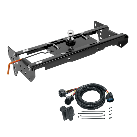 For 1999-2016 Ford F-350 Super Duty Hide-A-Goose Underbed Gooseneck Hitch System + 7-Way In-Bed Wiring (Excludes: Cab & Chassis, w/o Factory Puck System Models) By Draw-Tite For 1999-2016 Ford F-350 Super Duty Hide-A-Goose Underbed Gooseneck Hitch System + 7-Way In-Bed Wiring (Excludes: Cab & Chassis, w/o Factory Puck System Models) By Draw-Tite