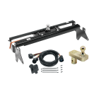 For 2001-2010 Chevrolet Silverado 2500 HD Hide-A-Goose Underbed Gooseneck Hitch System + 7-Way In-Bed Wiring + 5" Offset Gooseneck Ball (For All Styles, w/o Factory Puck System Models) By Draw-Tite For 2001-2010 Chevrolet Silverado 2500 HD Hide-A-Goose Underbed Gooseneck Hitch System + 7-Way In-Bed Wiring + 5" Offset Gooseneck Ball (For All Styles, w/o Factory Puck System Models) By Draw-Tite