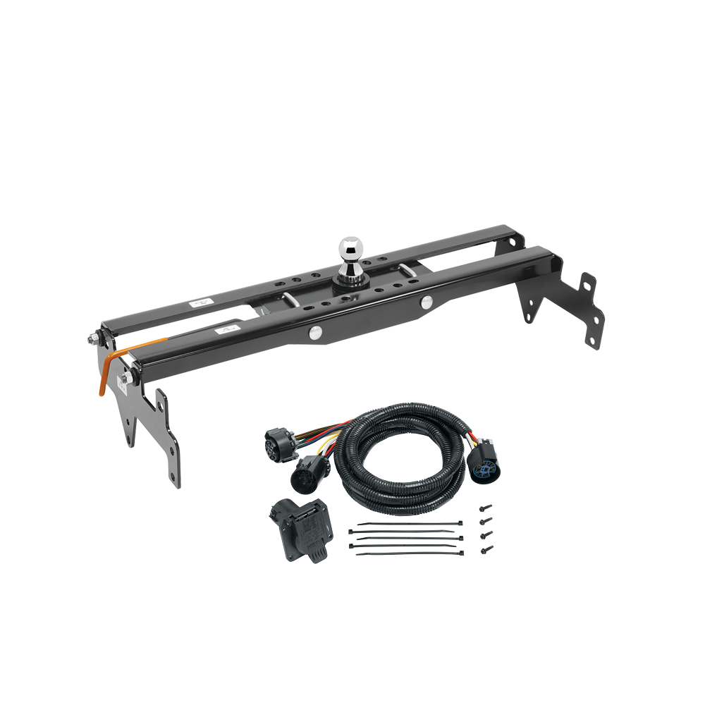 For 2008-2013 Chevrolet Silverado 1500 Hide-A-Goose Underbed Gooseneck Hitch System + 7-Way In-Bed Wiring (For w/o Factory Puck System Models) By Draw-Tite For 2008-2013 Chevrolet Silverado 1500 Hide-A-Goose Underbed Gooseneck Hitch System + 7-Way In-Bed Wiring (For w/o Factory Puck System Models) By Draw-Tite