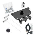 For 2013-2018 RAM 3500 Hide-A-Goose Underbed Gooseneck Hitch System + 7-Way In-Bed Wiring (For (Gooseneck Head Does Not Require Rail Kit), w/o Factory Puck System Models) By Draw-Tite