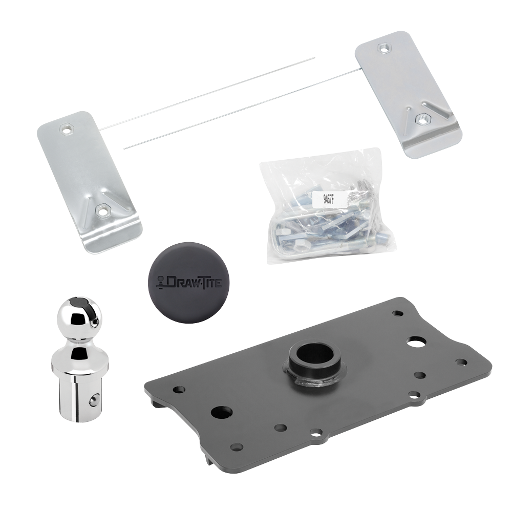 For 2014-2018 RAM 2500 Hide-A-Goose Underbed Gooseneck Hitch System (For (Gooseneck Head Does Not Require Rail Kit), w/o Factory Puck System Models) By Draw-Tite For 2014-2018 RAM 2500 Hide-A-Goose Underbed Gooseneck Hitch System (For (Gooseneck Head Does Not Require Rail Kit), w/o Factory Puck System Models) By Draw-Tite