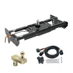 For 1999-2016 Ford F-250 Super Duty Hide-A-Goose Underbed Gooseneck Hitch System + 7-Way In-Bed Wiring + 5" Offset Gooseneck Ball (Excludes: Cab & Chassis, w/o Factory Puck System Models) By Draw-Tite For 1999-2016 Ford F-250 Super Duty Hide-A-Goose Underbed Gooseneck Hitch System + 7-Way In-Bed Wiring + 5" Offset Gooseneck Ball (Excludes: Cab & Chassis, w/o Factory Puck System Models) By Draw-Tite