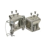 Fulton 3" x 3" Bolt-On Trailer Hinge Kit Fold-Away Coupler 5,000 lbs Tongue Frame Bulk