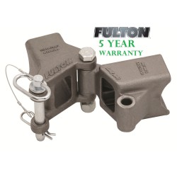 Fulton 2" x 3" Weld-On Trailer Hinge Kit Fold-Away Coupler 5,000 lbs Tongue Frame