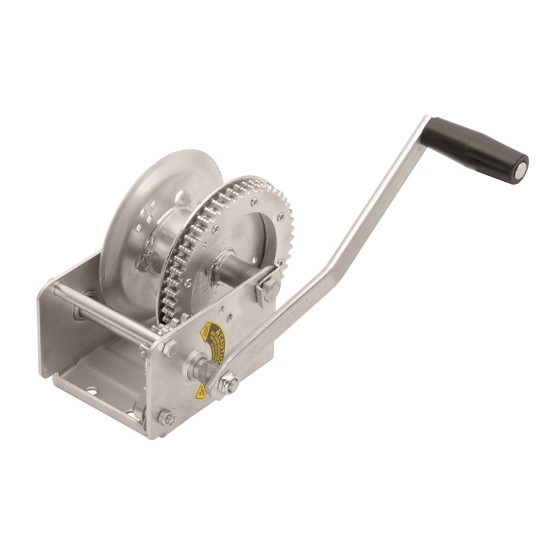 143101 Fulton Trailer Brake Winch 1500 lbs. Capacity Fulton Brake Winch 1,500 Lbs. High-Performance Cable Only Boat Lift Trailer Grain Auger Manual Forklift Hoist