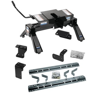Reese Dual Jaw 16K 5th Wheel Hitch Base Rail Kit Brakets and Hardware 4 Pins and 4 ClipsAdaptor Bracket 58405 30047 30035 58405 Reese Reese Dual Jaw 16K Fifth Wheel Trailer Hitch Rails 2004-2015 Nissan Titan Base Rail Kit 5th Wheel Brackets Hardware 04 0 Reese Dual Jaw 16K Fifth Wheel Trailer Hitch W/ Rails For 2004-2015 Nissan Titan Base Rail Kit 5th Wheel Brackets Hardware