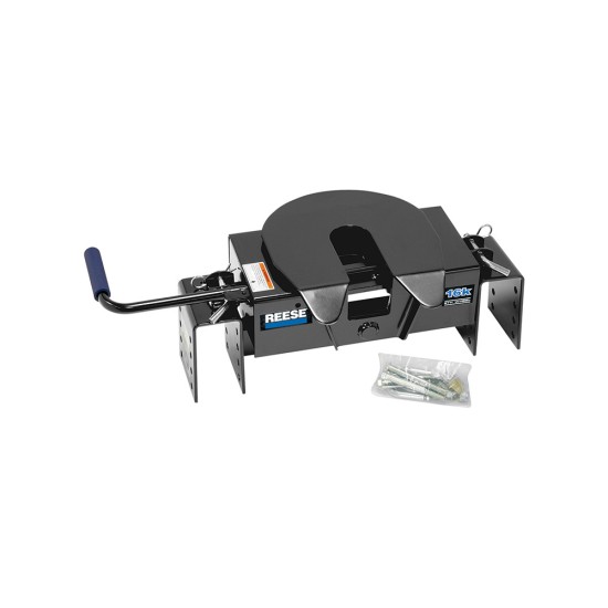 Reese 15K Fifth Wheel Trailer Hitch w/ Slider and Rails For 2004-2015 Nissan Titan Base Rail Kit 5th Wheel Brackets Hardware Reese 15K Fifth Wheel Trailer Hitch w/ Slider and Rails For 2004-2015 Nissan Titan Base Rail Kit 5th Wheel Brackets Hardware