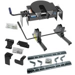 Reese 15K Fifth Wheel Trailer Hitch w/ Slider and Rails For 2004-2015 Nissan Titan Base Rail Kit 5th Wheel Brackets Hardware Reese 15K Fifth Wheel Trailer Hitch w/ Slider and Rails For 2004-2015 Nissan Titan Base Rail Kit 5th Wheel Brackets Hardware