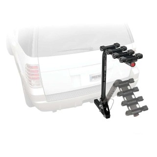 Trailer Hitch w/ 4 Bike Rack For 96-24 Chevy Express GMC Savana Van Approved for Recreational & Offroad Use Carrier for Adult Woman or Child Bicycles Foldable