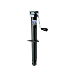Pro Series 2K A-Frame Trailer Jack 14" Lift Black Powdercoat Inner and Outer Tube Sidewind Round Jack Corrosion Resistant 5 Year Warranty