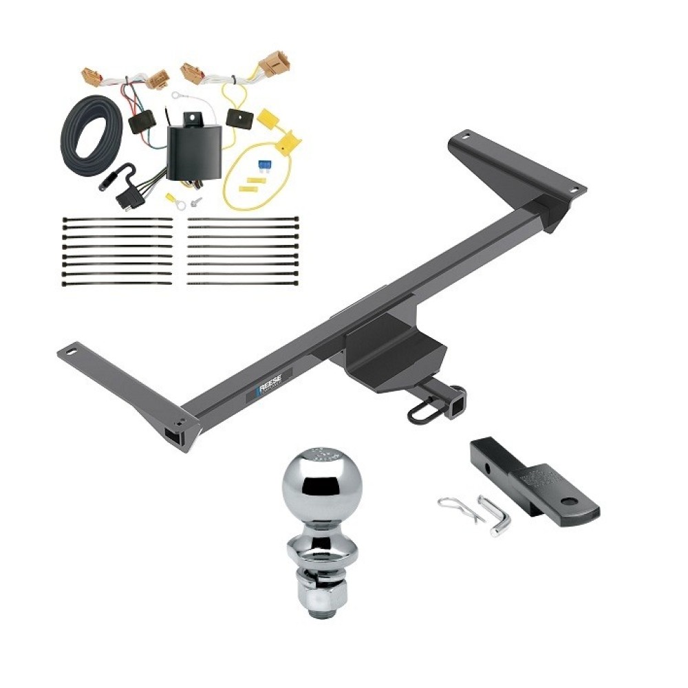 Custom Fit Trailer Hitch Draw-Bar w/ Pin/Clip Wiring Harness (Plug & Play) 2" Chrome Ball Installation Hardware Installation Instructions 06186 36051 118754 63820 Reese Towpower Trailer Tow Hitch 18-23 Volkswagen Atlas Except Cross Sport Complete Reese Trailer Tow Hitch For 18-23 Volkswagen Atlas Except Cross Sport Complete Package w/ Wiring Draw Bar and 2" Ball