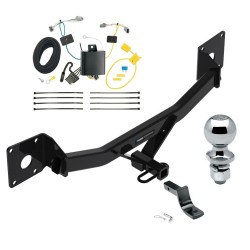 Reese Trailer Tow Hitch For 16-25 Chevrolet Malibu Except Premier (New Body Style) Complete Package w/ Wiring Draw Bar and 2" Ball