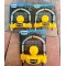 3-Pack Keyed Alike Reese Universal Trailer Tow Hitch Coupler Lock Fits 1-7/8 In 2 In and 2-5/16 In. Ball Couplers Distance Between Shackled Holes 4-1/2"