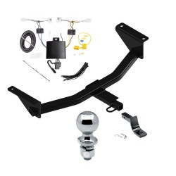Reese Trailer Tow Hitch For 19-24 Mazda 3 Sedan Complete Package w/ Wiring Draw Bar and 2" Ball