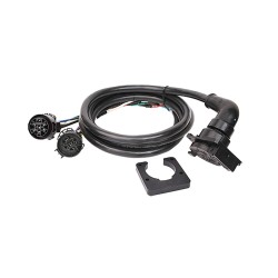 Fifth Wheel Adapter Harness, 7-Way RV Round Tow Plug Harness Flat Pin U.S. Car Connector Assembly 7 ft., Chevy Dodge Ford GMC Lincoln Nissan RAM Toyota Fifth Wheel Adapter Harness, 7-Way RV Round Tow Plug Harness Flat Pin U.S. Car Connector Assembly 7 ft., Chevy Dodge Ford GMC Lincoln Nissan RAM Toyota