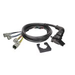 Fifth Wheel Adapter Harness, 7-Way RV Round Tow Plug Harness Flat Pin U.S. Car Connector Assembly 7 ft., Toyota Fifth Wheel Adapter Harness, 7-Way RV Round Tow Plug Harness Flat Pin U.S. Car Connector Assembly 7 ft., Toyota